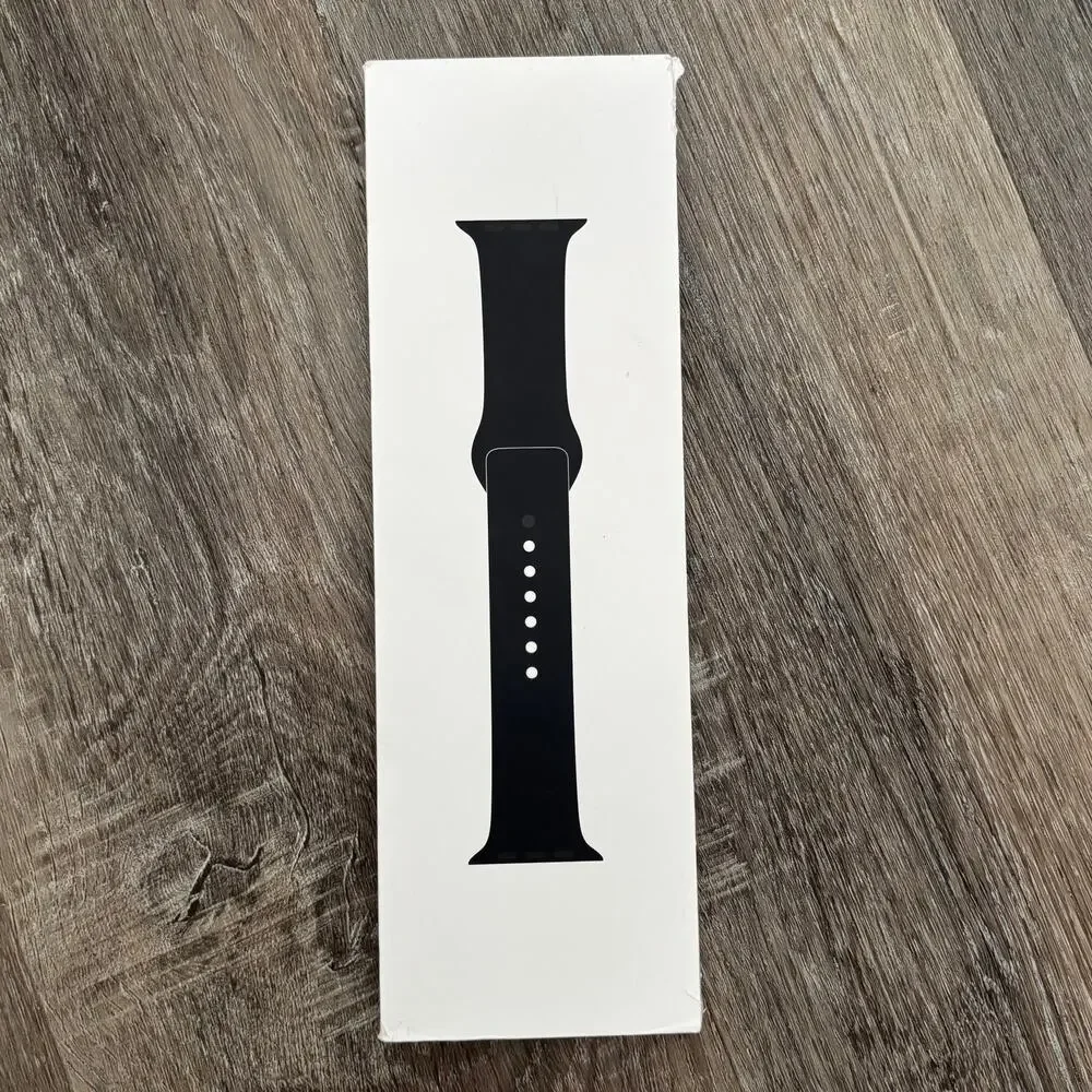 NEW Apple Watch Sports Band in Black - Size: M/L